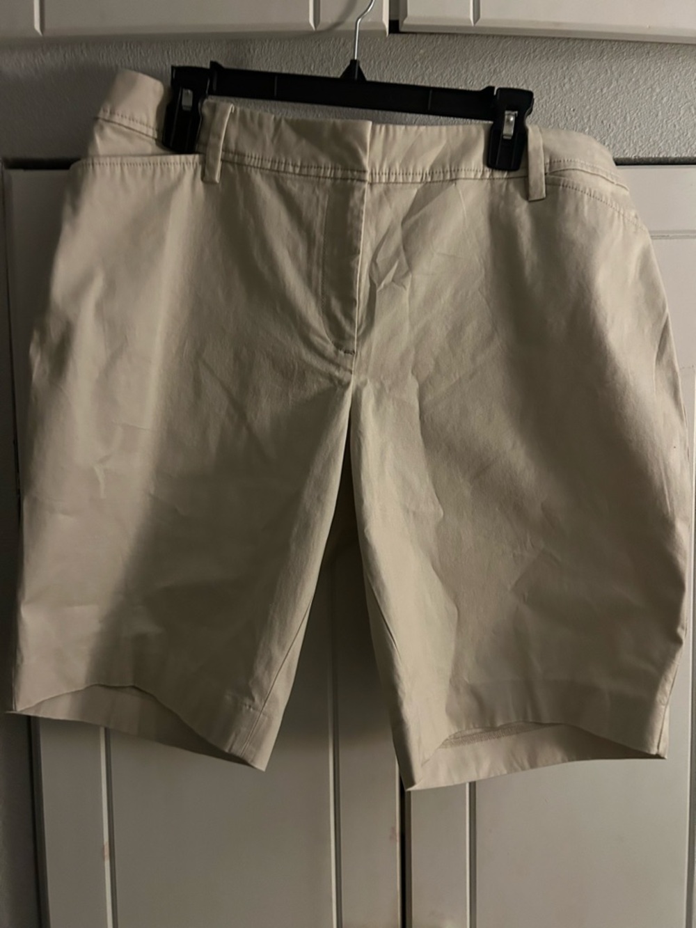 Talbots Cream Chino Bermuda Shorts